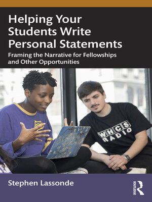 cover image of Helping Your Students Write Personal Statements